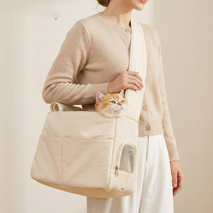 Travel in Style with the Portable Outdoor Pet Carrier Travel Bag