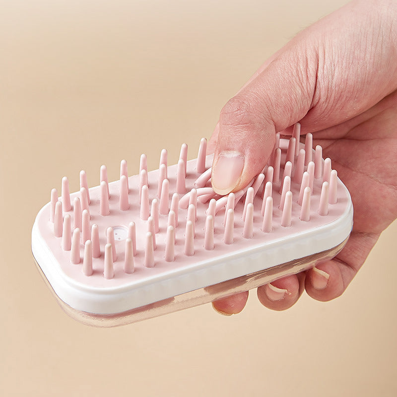 Silicone Pet Bath Massage Foam Brush Grooming Tool