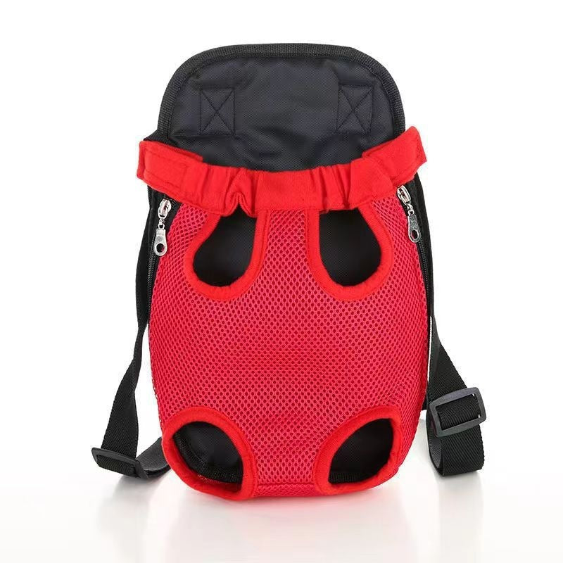 Breathable Adjustable Pet Front Carrier Backpack Hiking Bag