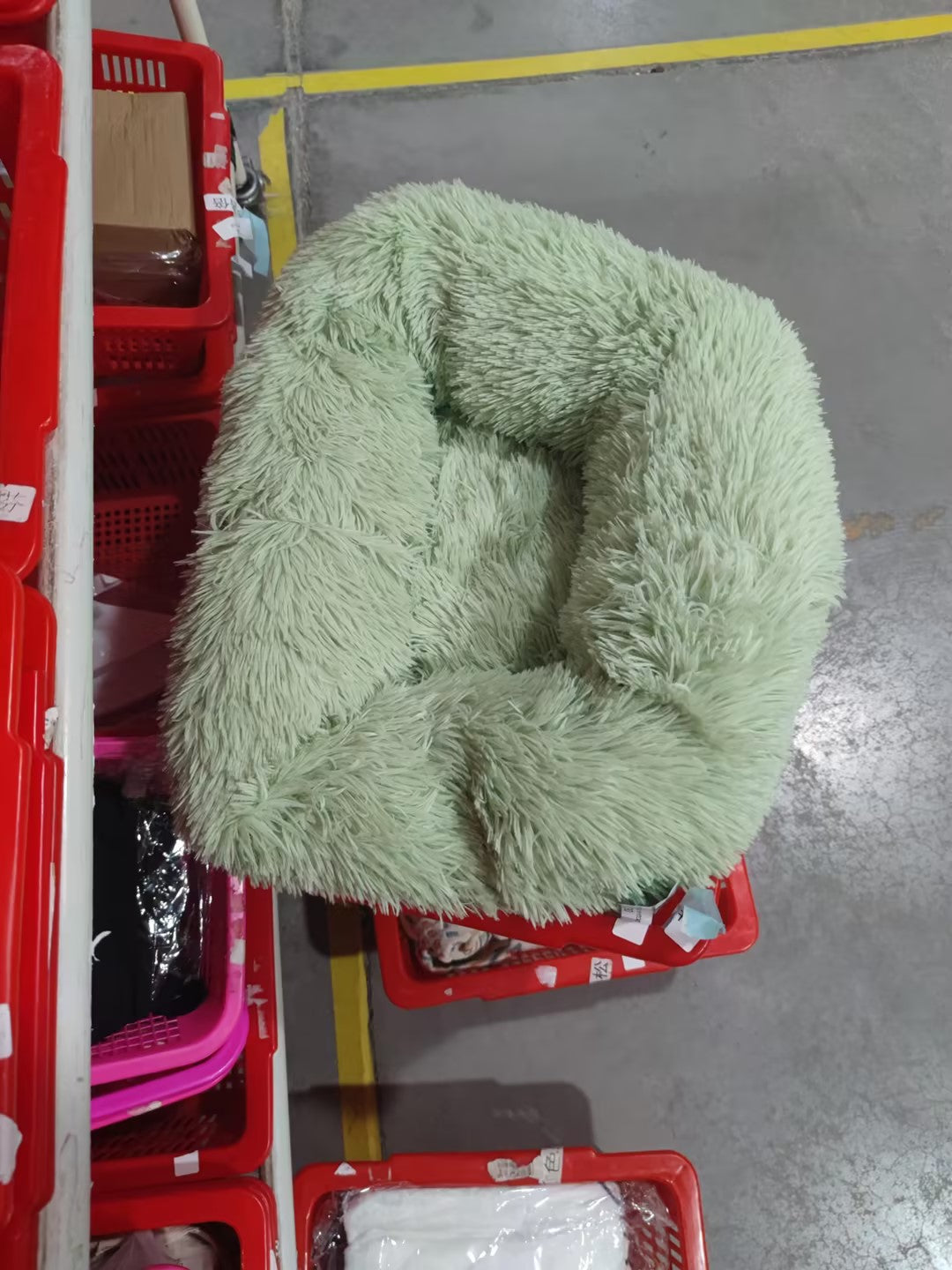 Soft Thick Plush Round Pet Bed