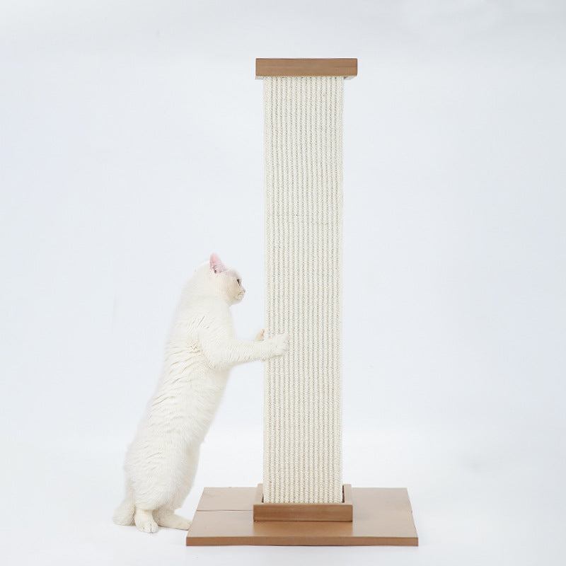 Sisal Roman Column Shaped Pet Scratching Toy Board