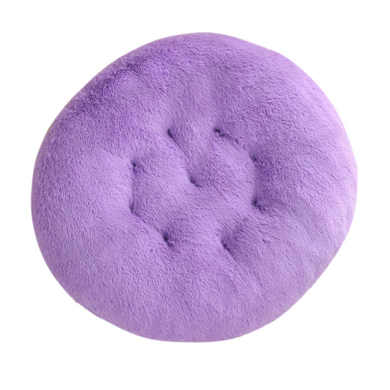 Round Plush Warm Pet Sleeping Mat Bed House