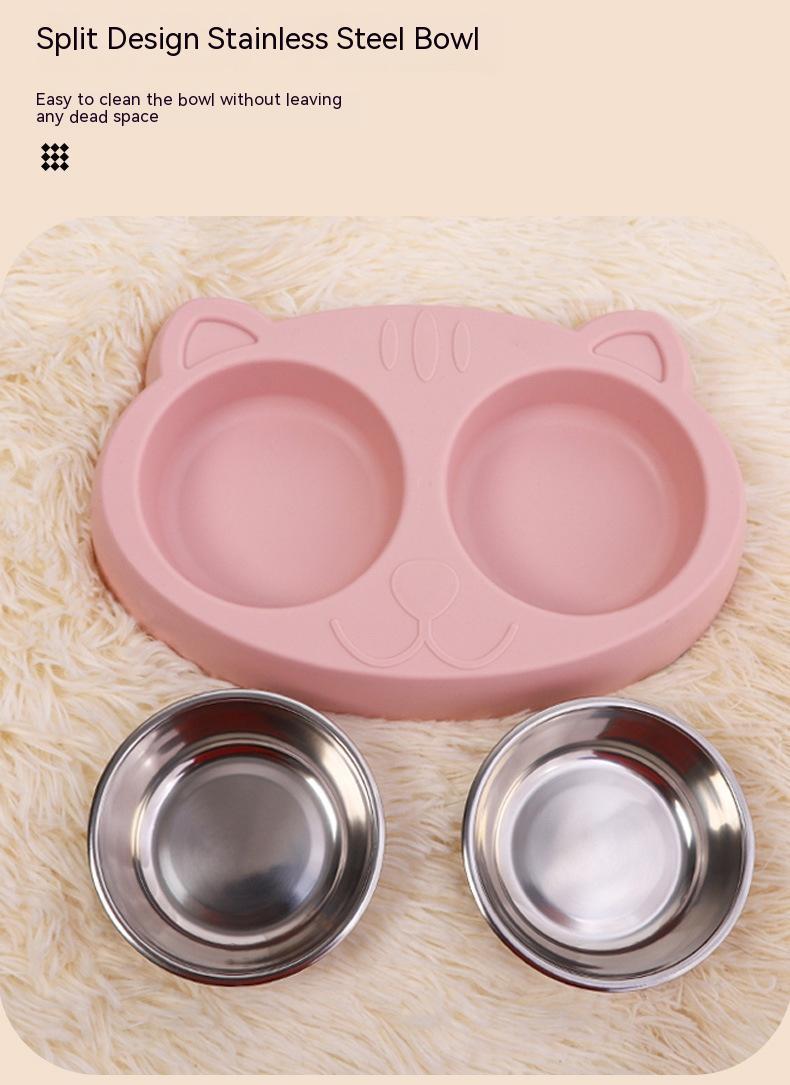 Pet Food And Water Ceramic Feeding Bowl Basin
