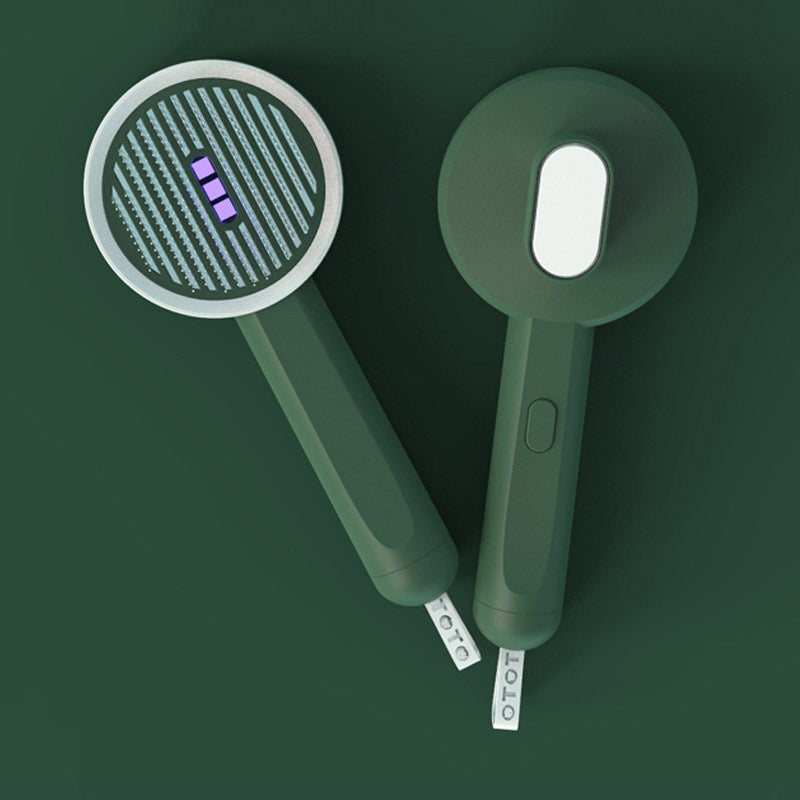 2 In 1 Pet Grooming Comb UVC Detection Hair Remover Tool
