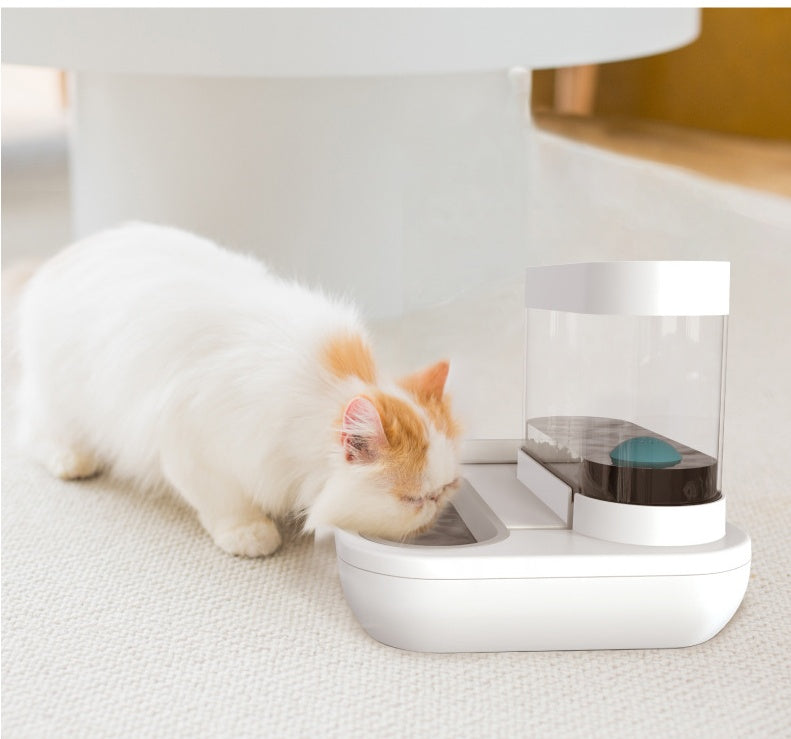 Automatic Pet Drinking Fountain 1.5L Feeding Bowl
