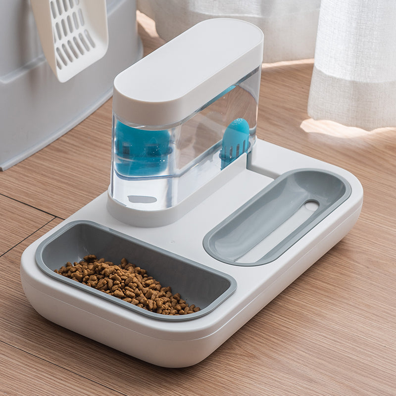 Automatic Pet Drinking Fountain 1.5L Feeding Bowl