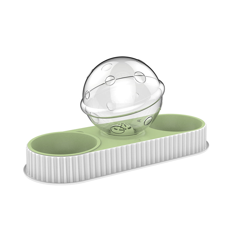Automatic Pet Plastic Feeder Water And Food Bowl