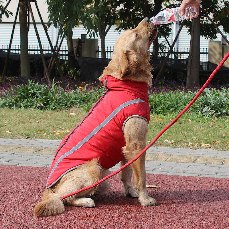 Reflective Padded Winter Pet Jacket Warm Apparel