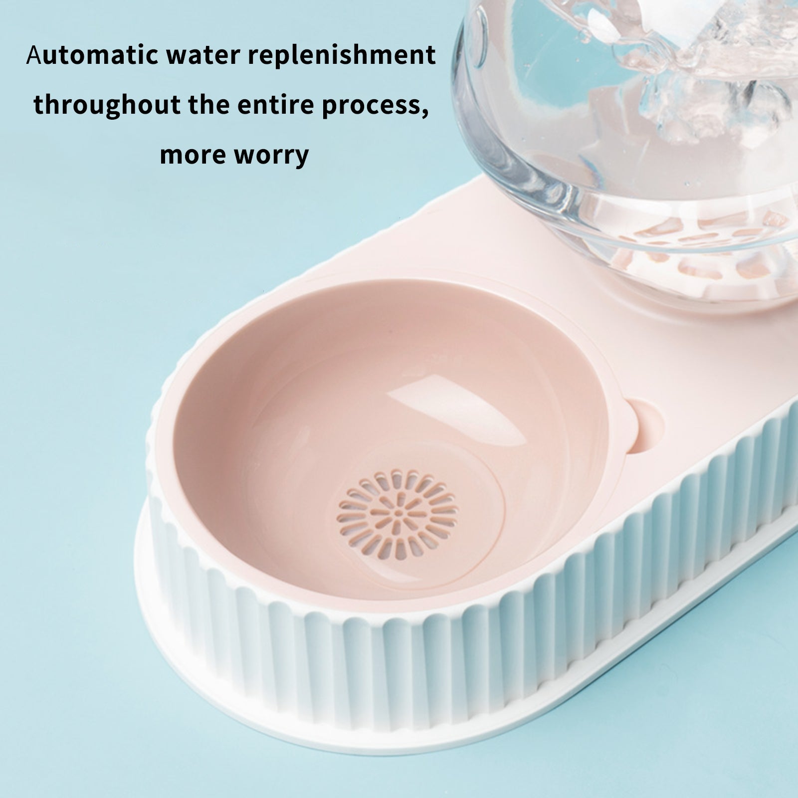 Automatic Pet Plastic Feeder Water And Food Bowl