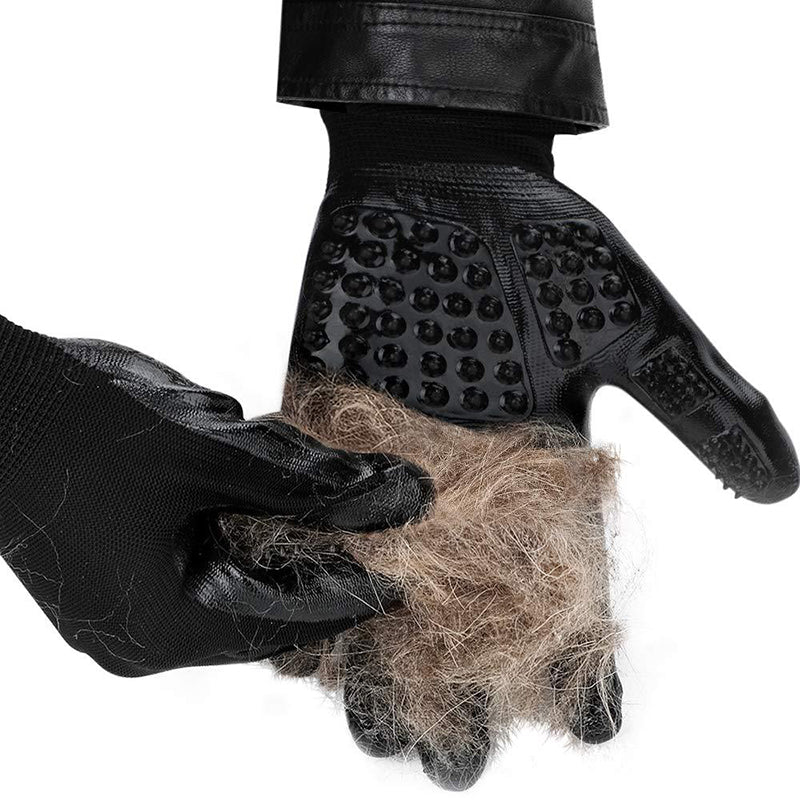 Soft Rubber Pet Grooming Glove Hair Removal Massage Tool