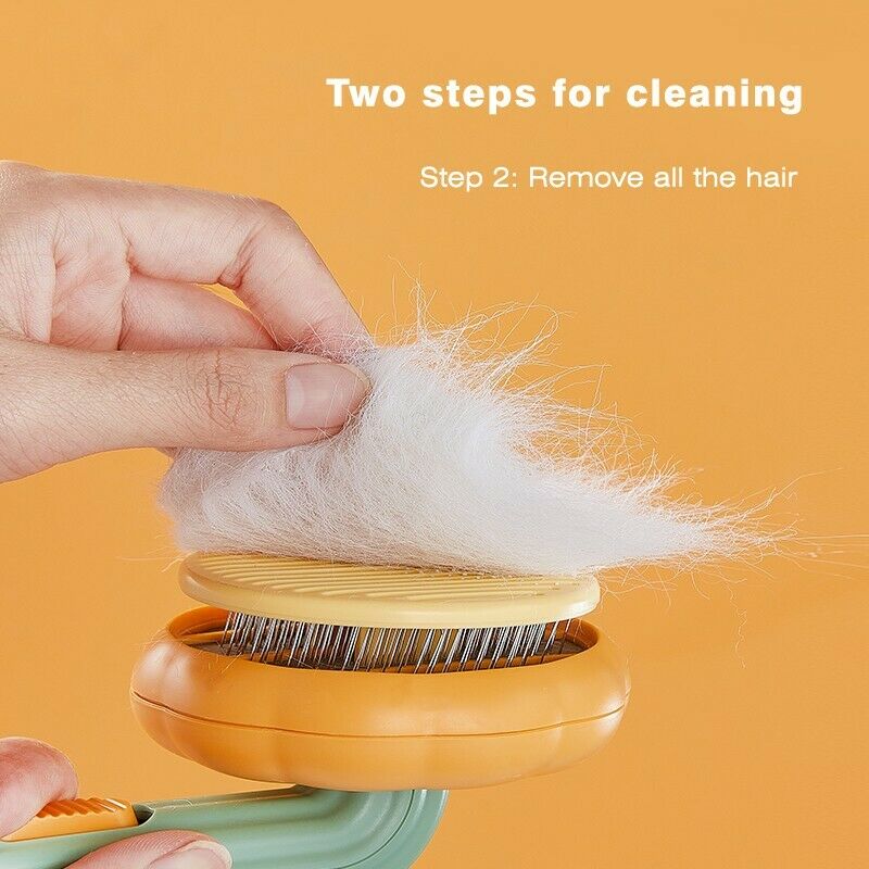 Self Cleaning Pet Slicker Brush Gentle Undercoat Remover