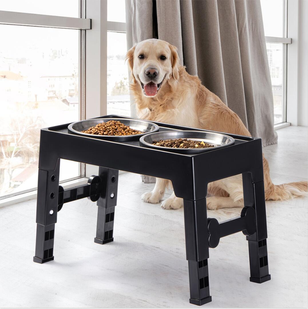 Elevated Pet Feeding Bowl Anti Tumble Neck Support Stand