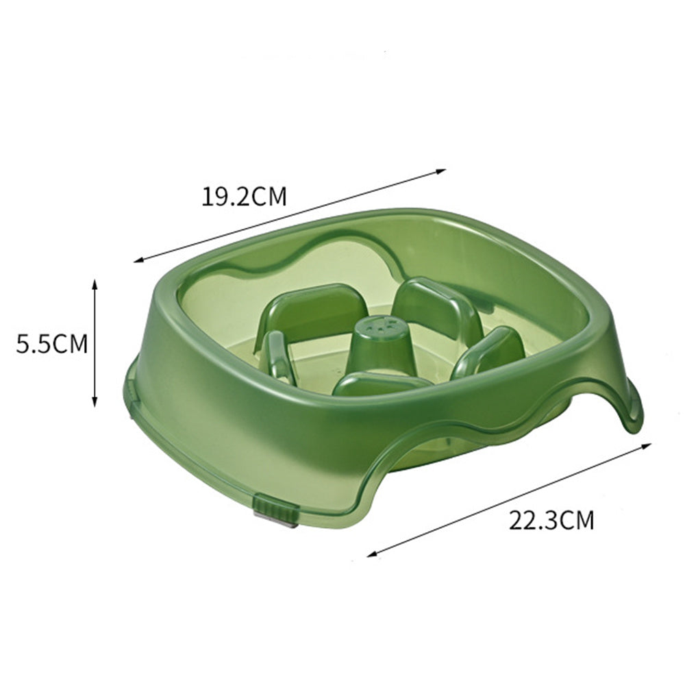 Anti Choking Slow Feed Pet Food Water Bowl