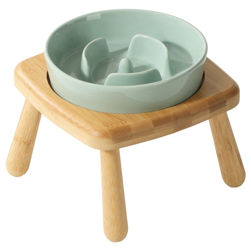 Ceramic Slow Feeding Pet Anti Choking Bowl