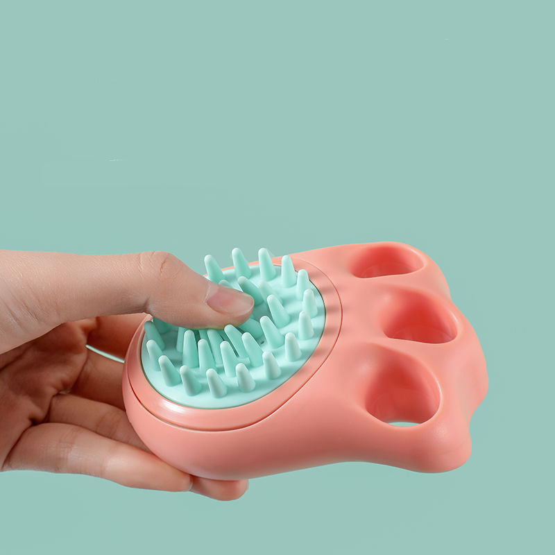 Pet Claw Bath Massage Brush Grooming Comb Tool