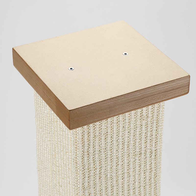 Sisal Roman Column Shaped Pet Scratching Toy Board