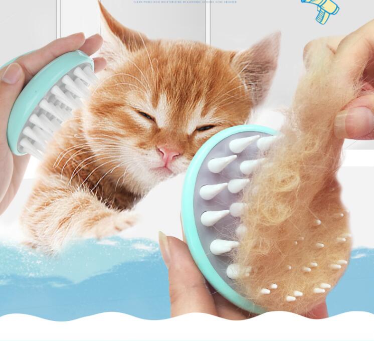 Comfortable Pet Bath Massage Brush Grooming Comb