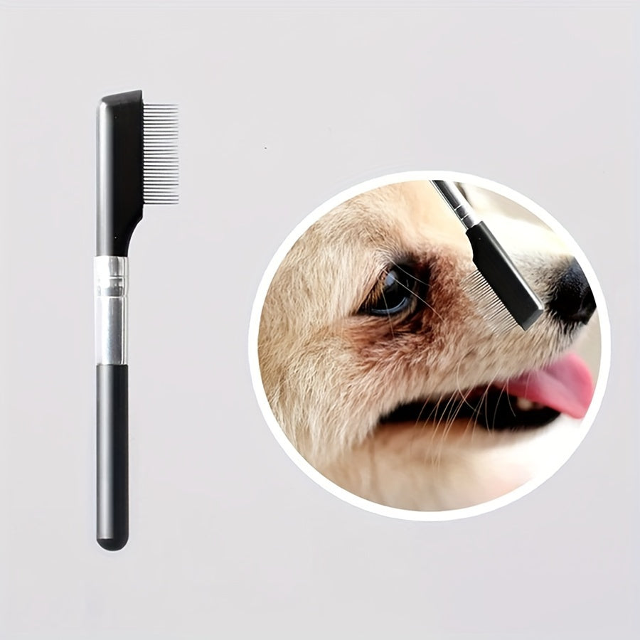Pet Eye Grooming Brush With Tear Stain Remover Comb