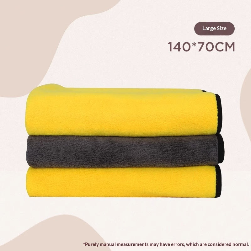 Super Absorbent Quick Dry Pet Bath Towel Golden Coat Edition