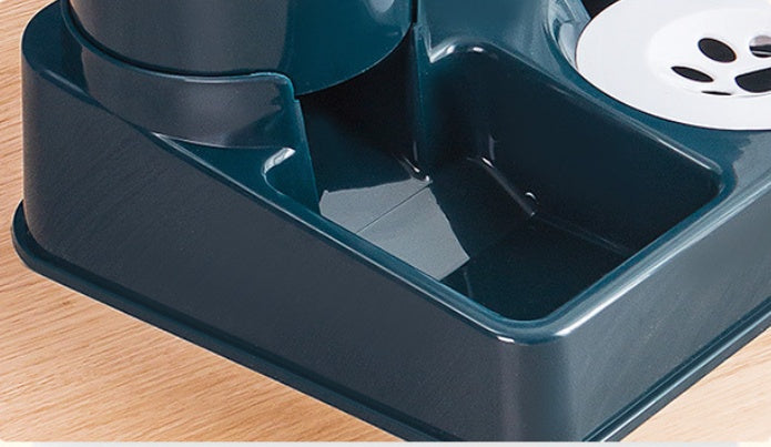 Automatic Pet Feeding Bowl And Water Basin Device