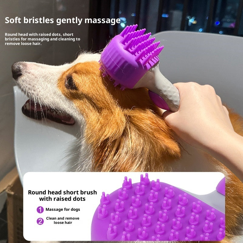 Pet Bath Floating Massage Brush Grooming Tool