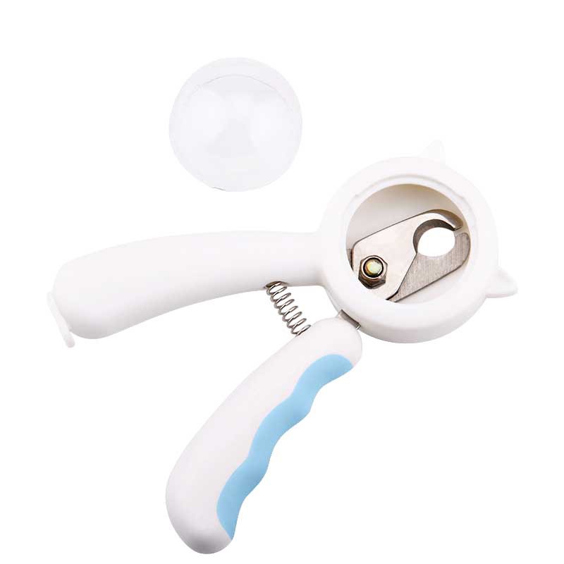 Splash Proof Pet Nail Clipper Scissors Grooming Tool