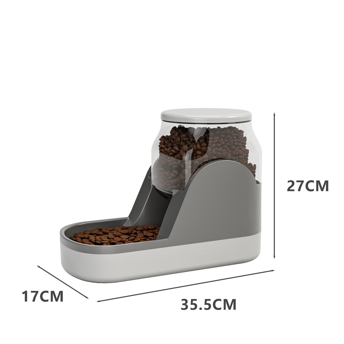 Automatic Pet Water Fountain Food Feeder Dispenser