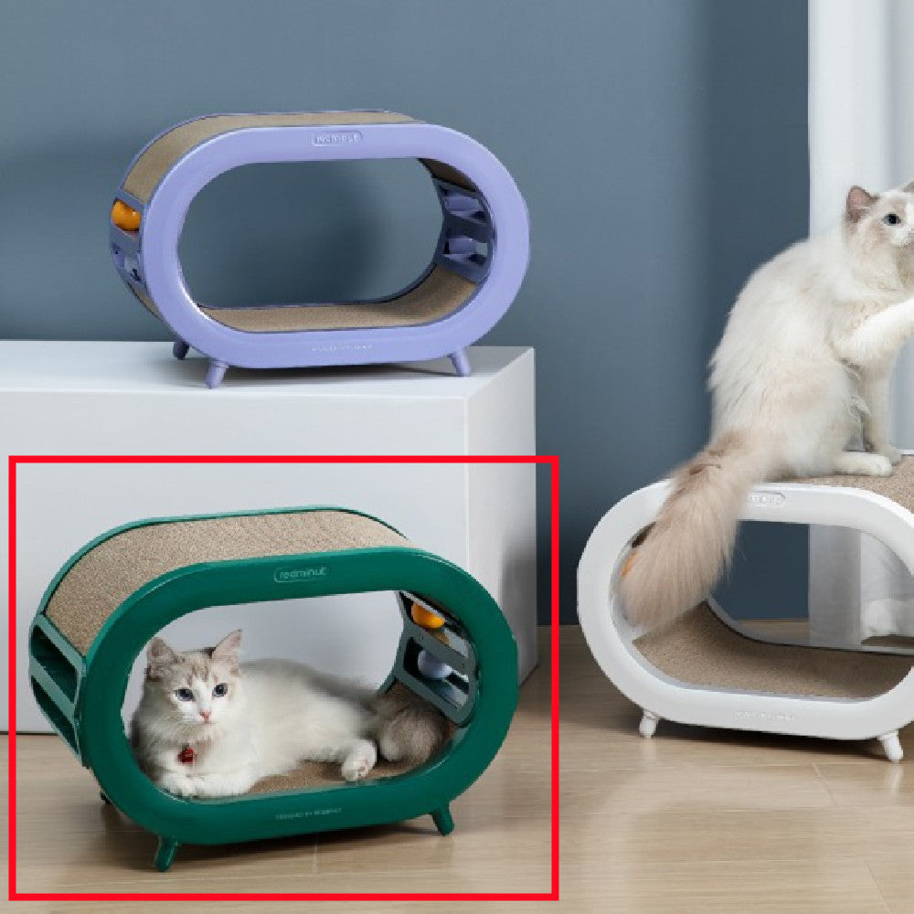 Chamfer Design Pet Scratch Board Nest Villa Toy