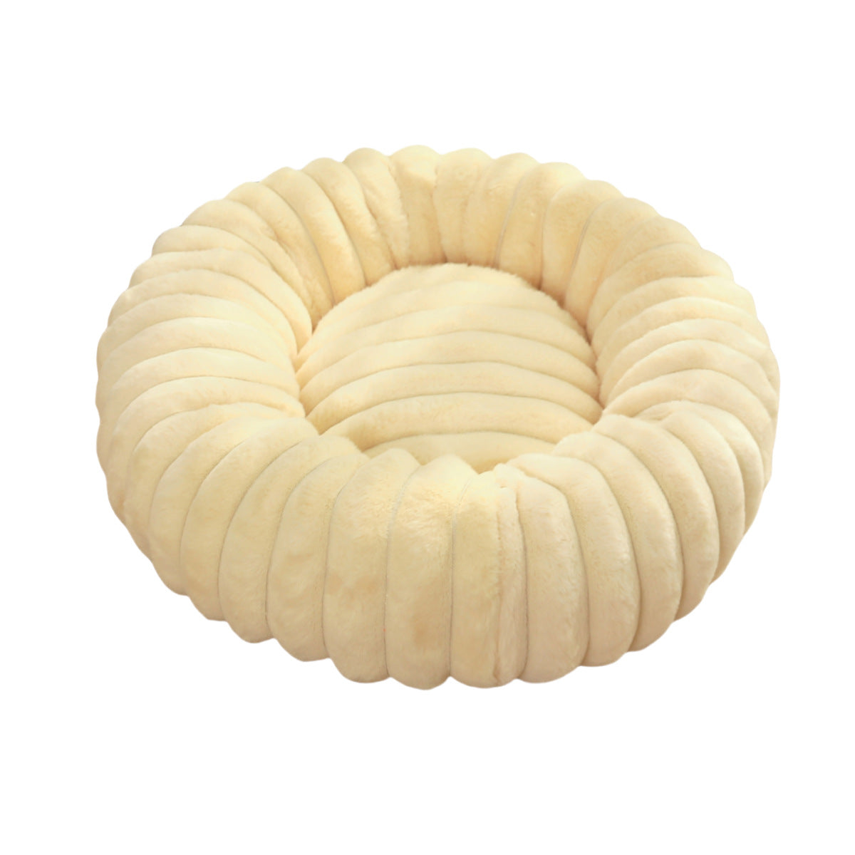 Plush Round Warm Pet Nest Winter Kennel Bed
