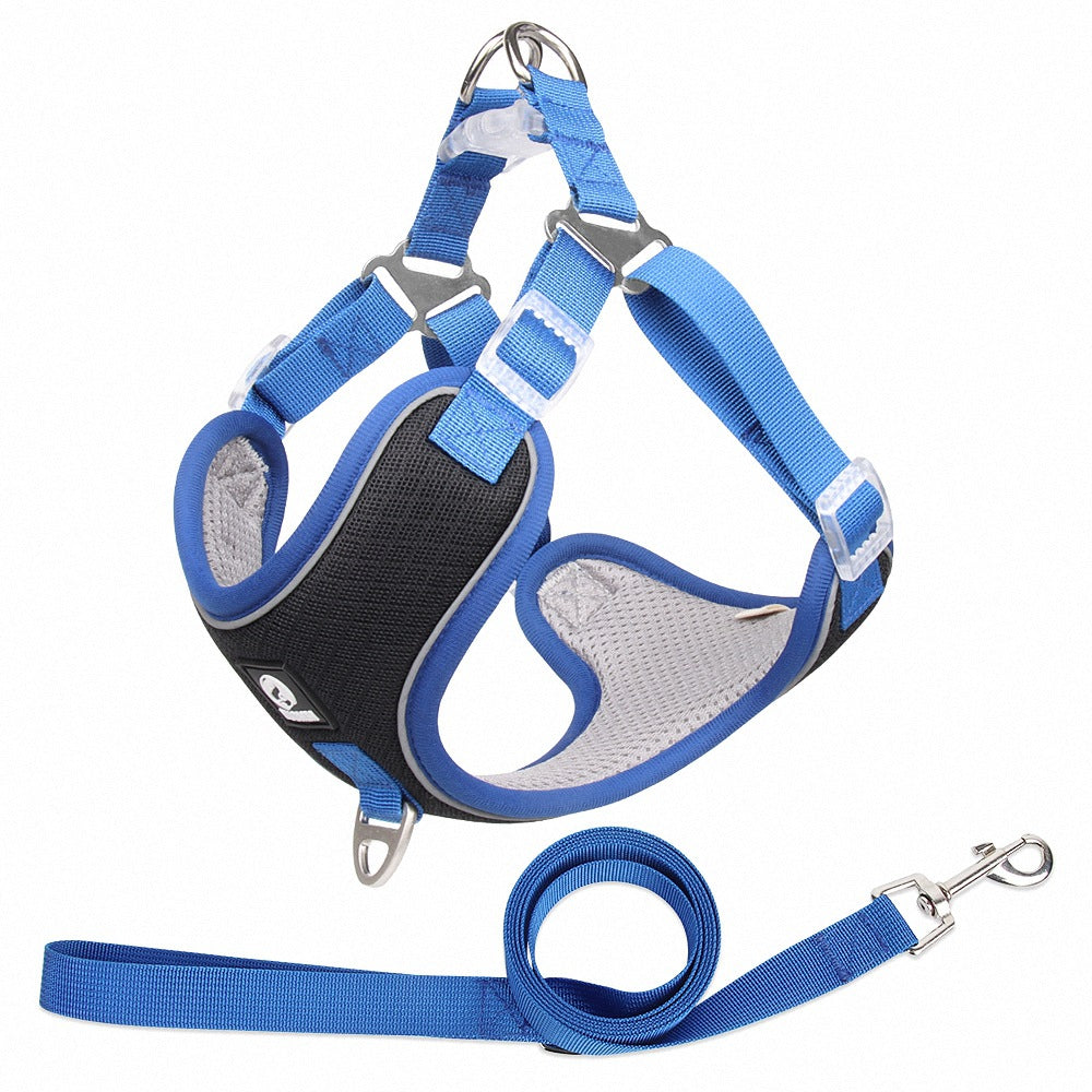 Breathable Adjustable Pet Harness Leash Set