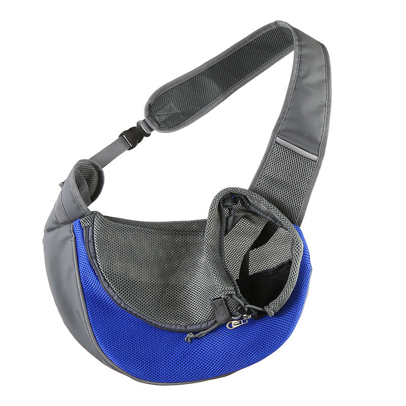 Mesh Oxford Pet Carrier Shoulder Sling Travel Bag