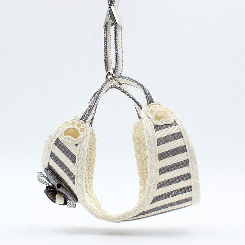 Vest Style Pet Chest Harness Leash Set