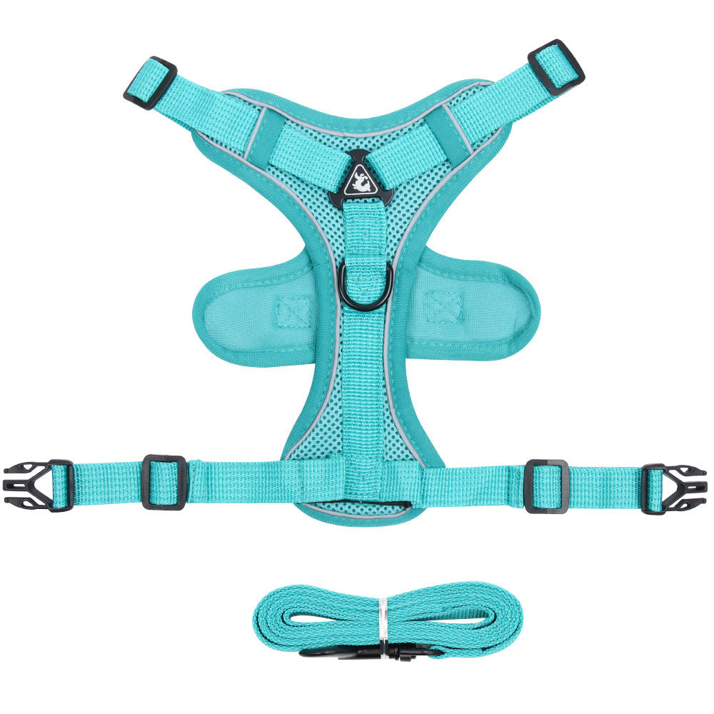 Pet Harness Vest Chest Strap Leash Set