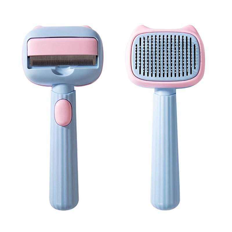 Pet Deshedding Grooming Brush And Dematting Comb For Long Hair