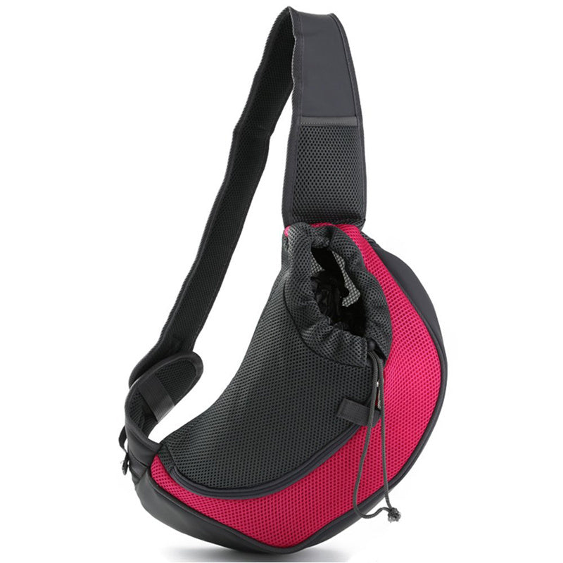 Mesh Oxford Pet Carrier Shoulder Sling Travel Bag