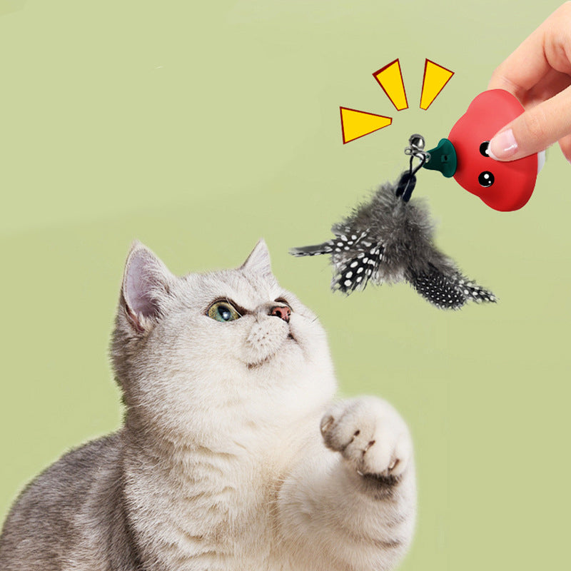Suction Cup Retractable Pet Wand Teaser Exercise Toy
