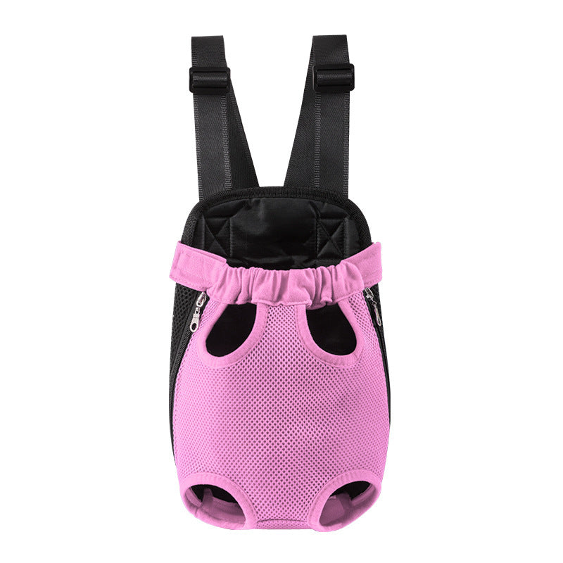 Breathable Adjustable Pet Front Carrier Backpack Hiking Bag