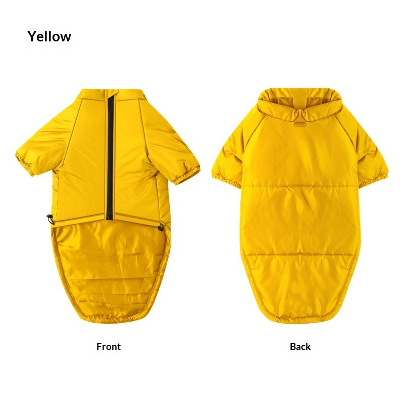 Cotton Pet Jacket Two Leg Warm Apparel