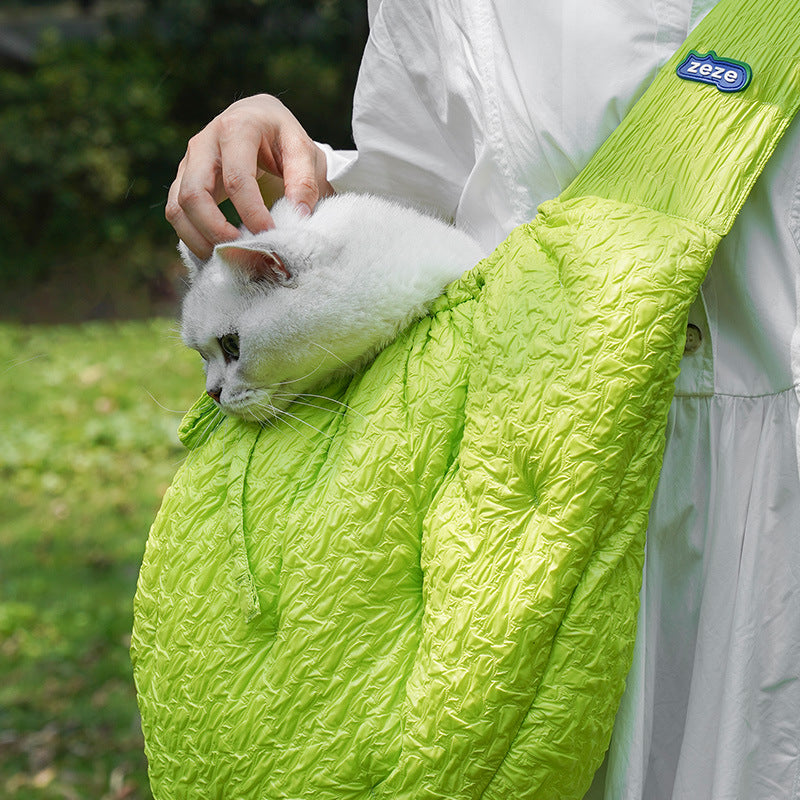 Portable Pet Shoulder Carrier Bag Warm Travel Pouch