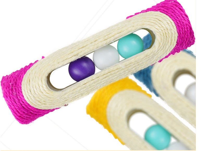Three Piece Sisal Drum Pet Scratching Toy Set