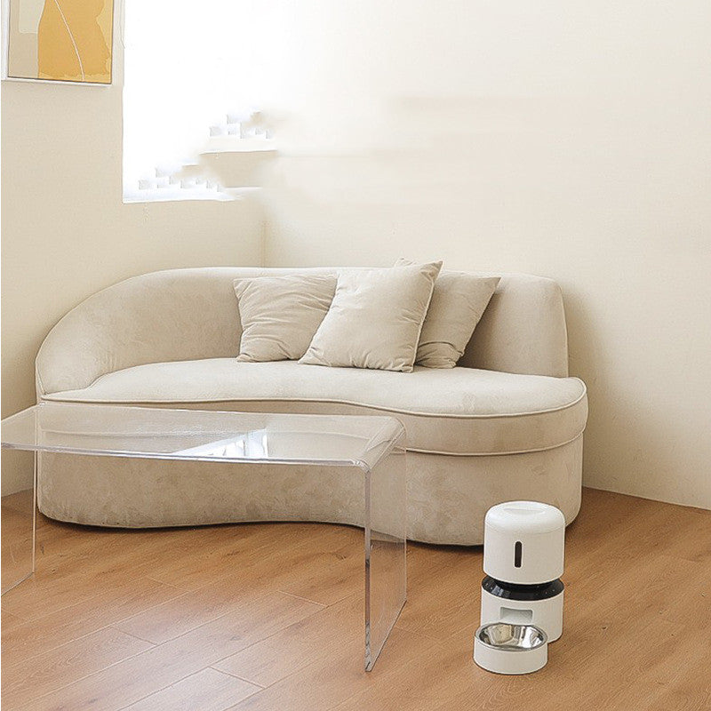 Capsule Automatic Pet Feeding Double Bowl