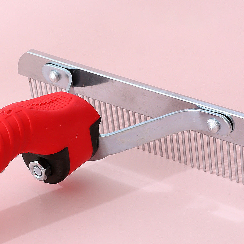 Extra Large Pet Deshedding Rake Comb Grooming Brush Tool