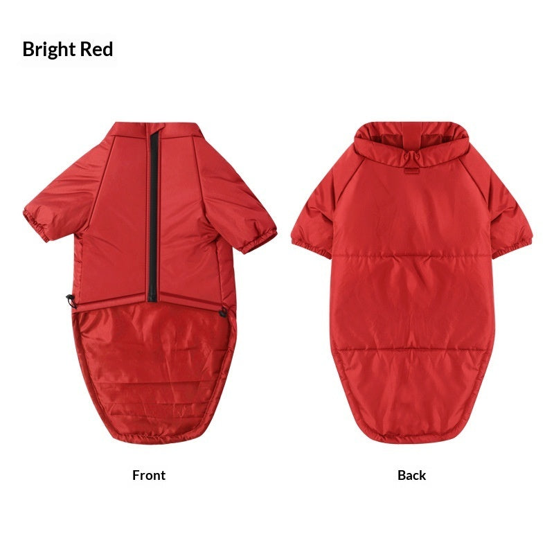 Cotton Pet Jacket Two Leg Warm Apparel