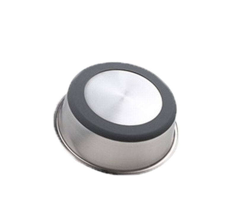 Silicone And Stainless Steel Pet Food And Water Bowl