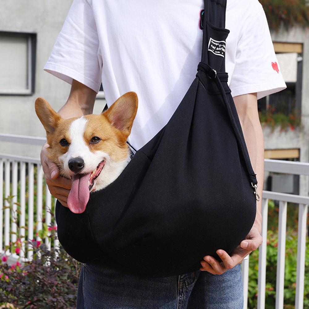 Comfortable Cotton Pet Carrier Shoulder Sling Travel Bag