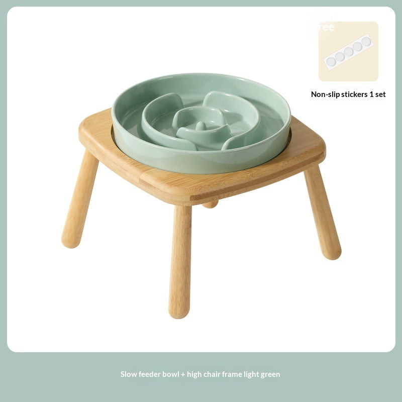 Ceramic Slow Feeding Pet Anti Choking Bowl