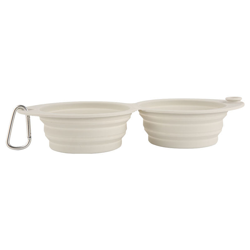 Portable Foldable Silicone Pet Feeding Bowl For Travel